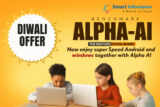 Benchmark Alpha-AI Digital Board: Diwali Offer by Smart Infovision
