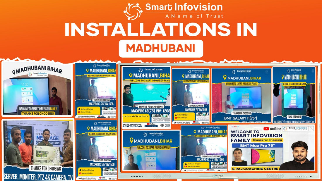 Digital Board Installations in Madhubani | Interactive Flat Panel Provider