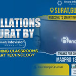 Installations in Surat by Smart Infovision | Transforming Classrooms with Smart Technology