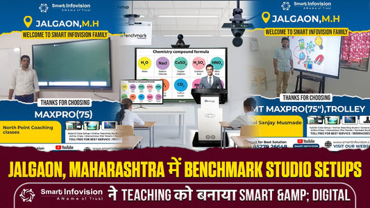 Jalgaon, Maharashtra में Benchmark Studio Setups | Smart Infovision ने Teaching को बनाया Smart & Digital