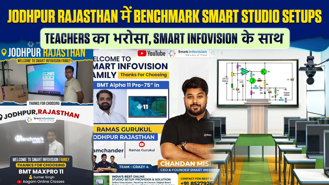 Jodhpur Rajasthan में Benchmark Smart Studio Setups – Teachers का भरोसा, Smart Infovision के साथ