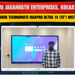 Sri Jagannath Enterprises, Kolkata – Benchmark Technomate MaxPro Ultra 14 (75”) Installation