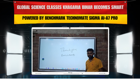 Global Science Classes Khagaria Bihar Becomes Smart – Powered by Benchmark Technomate Sigma AI-A7 Pro