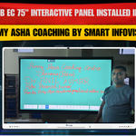Maxhub EC 75" Interactive Panel Installed in Patna | Army Asha Coaching by Smart Infovision