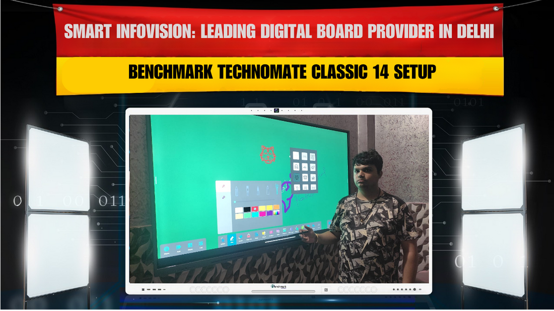 Smart Infovision: Leading Digital Board Provider in Delhi | Benchmark Technomate Classic 14 Setup