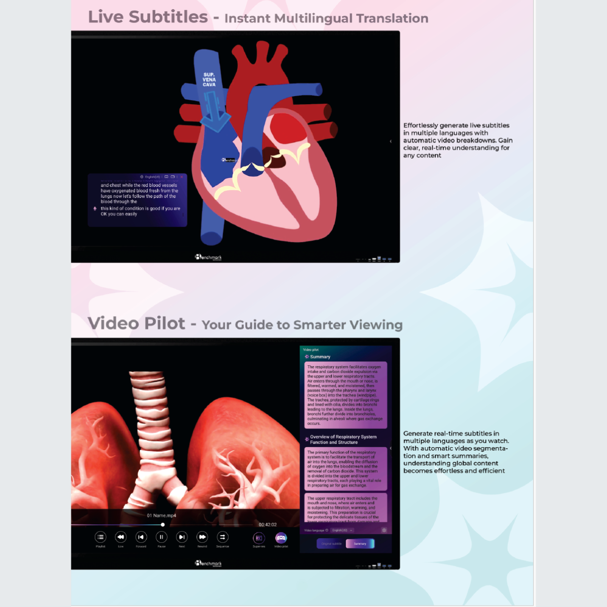 Benchmark Alpha 14 Interactive Flat Panel | Smart Board for Online Teaching