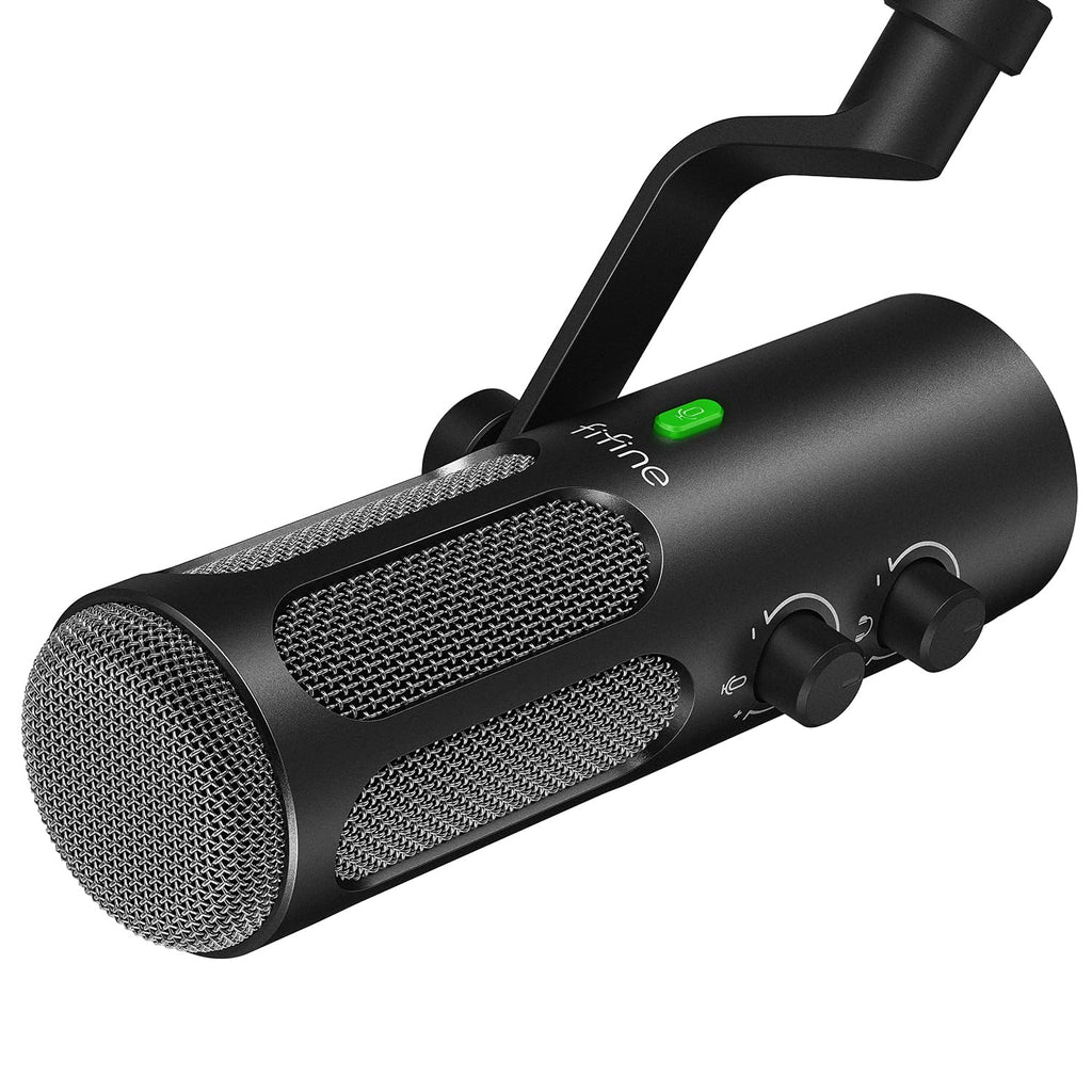 Fifine Amplitank Tank 3 - USB/XLR Dynamic Studio Microphone with Mute Button