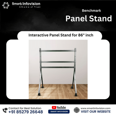 Interactive Flat Panel Stand for 86-Inch Displays | Digital Board Stand