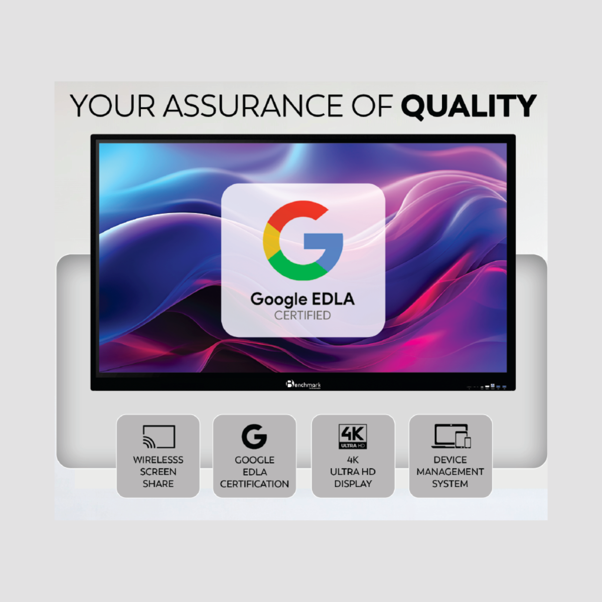 Benchmark MaxPro Ultra Interactive Flat Panel | Smart Board for Online Teaching