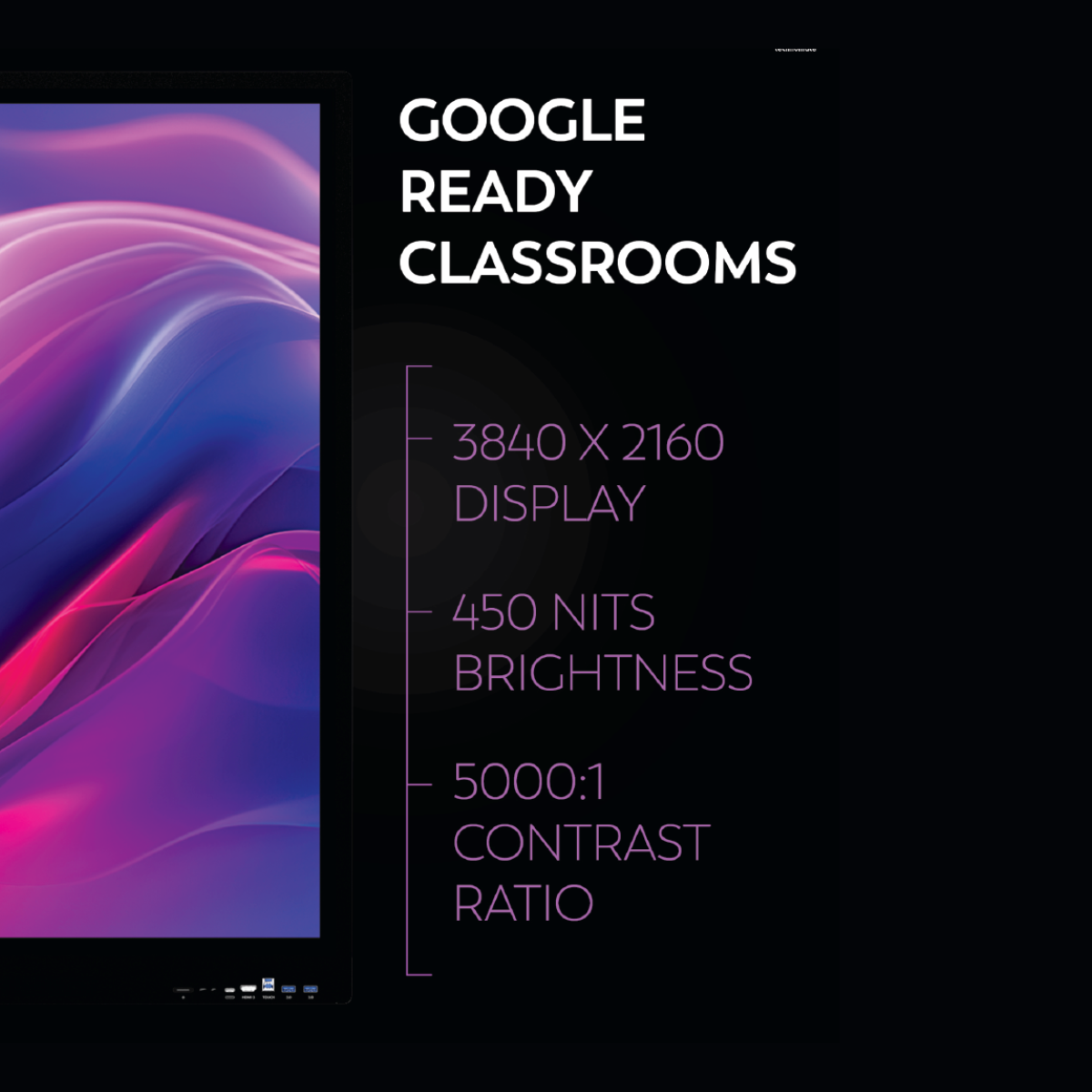 Benchmark MaxPro Ultra Interactive Flat Panel | Smart Board for Online Teaching