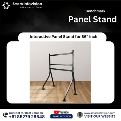 Interactive Flat Panel Stand for 86-Inch Displays | Digital Board Stand