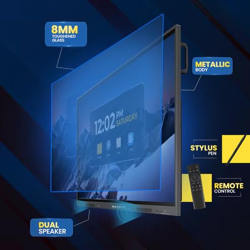 Maxhub Interactive Flat Panel 75” | E2 Series | 4K Display for Online Teaching