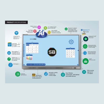 Senses Smart Digital Board | Digital Board for Teachers
