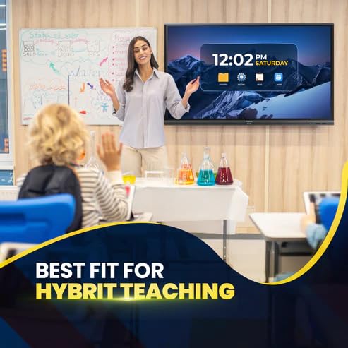 Maxhub Interactive Flat Panel 75” | E2 Series | 4K Display for Online Teaching