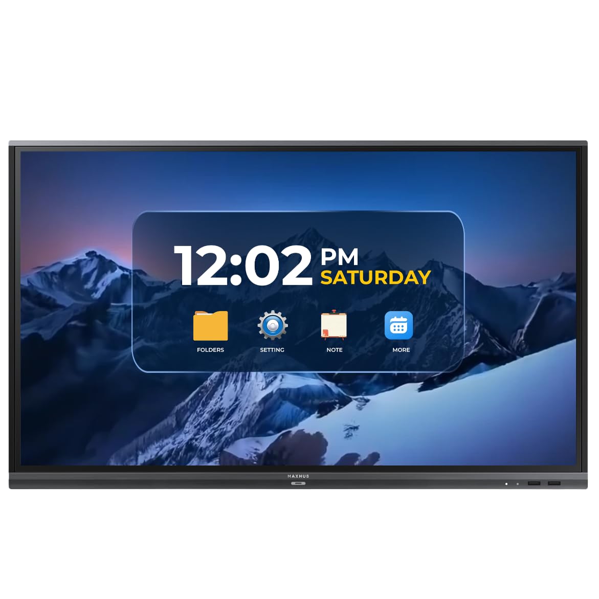 Maxhub Interactive Flat Panel 75” | E2 Series | 4K Display for Online Teaching