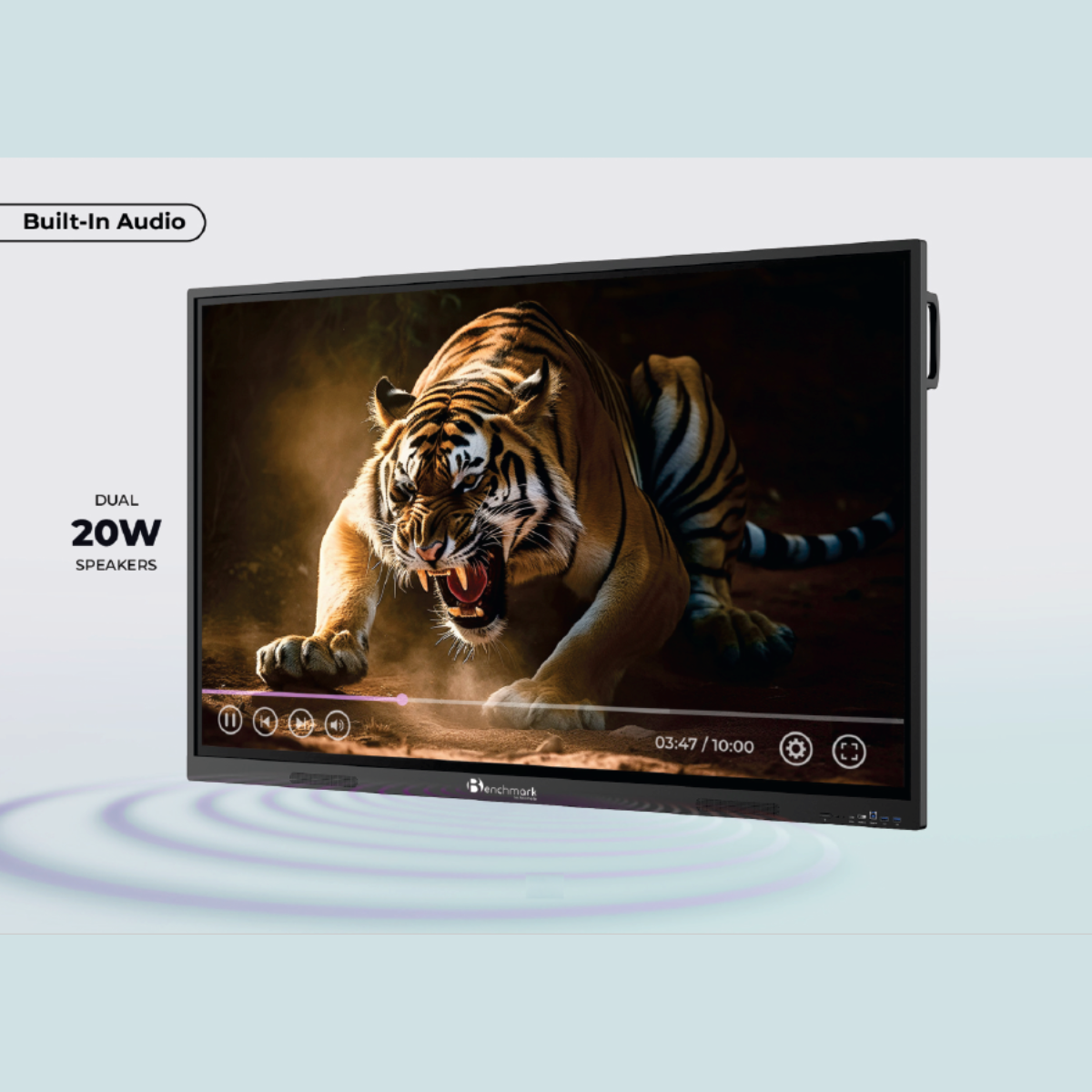 Benchmark Alpha 14 Interactive Flat Panel | Smart Board for Online Teaching