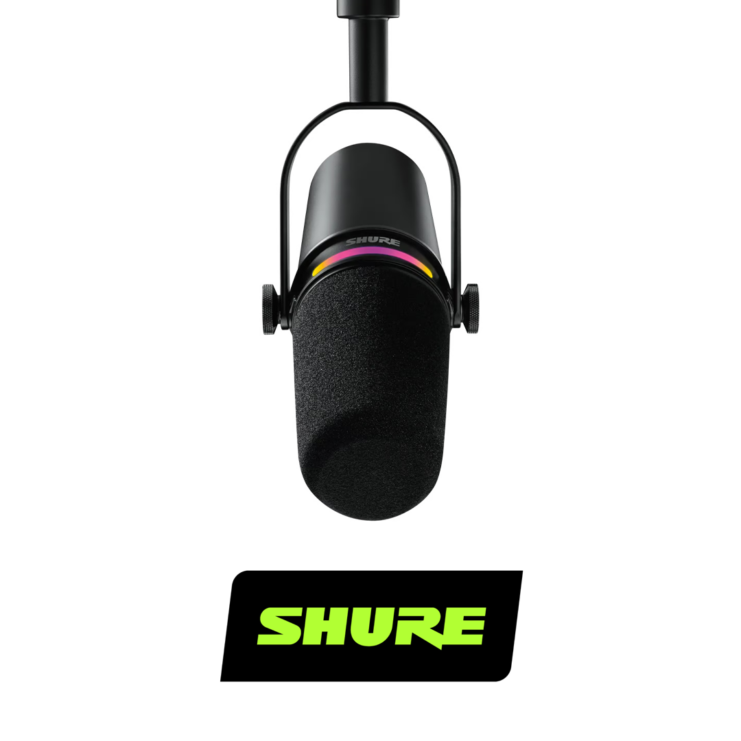 Shure MV7+ Podcast Microphone | Microphone for Podcast Studio | Shure Microphones