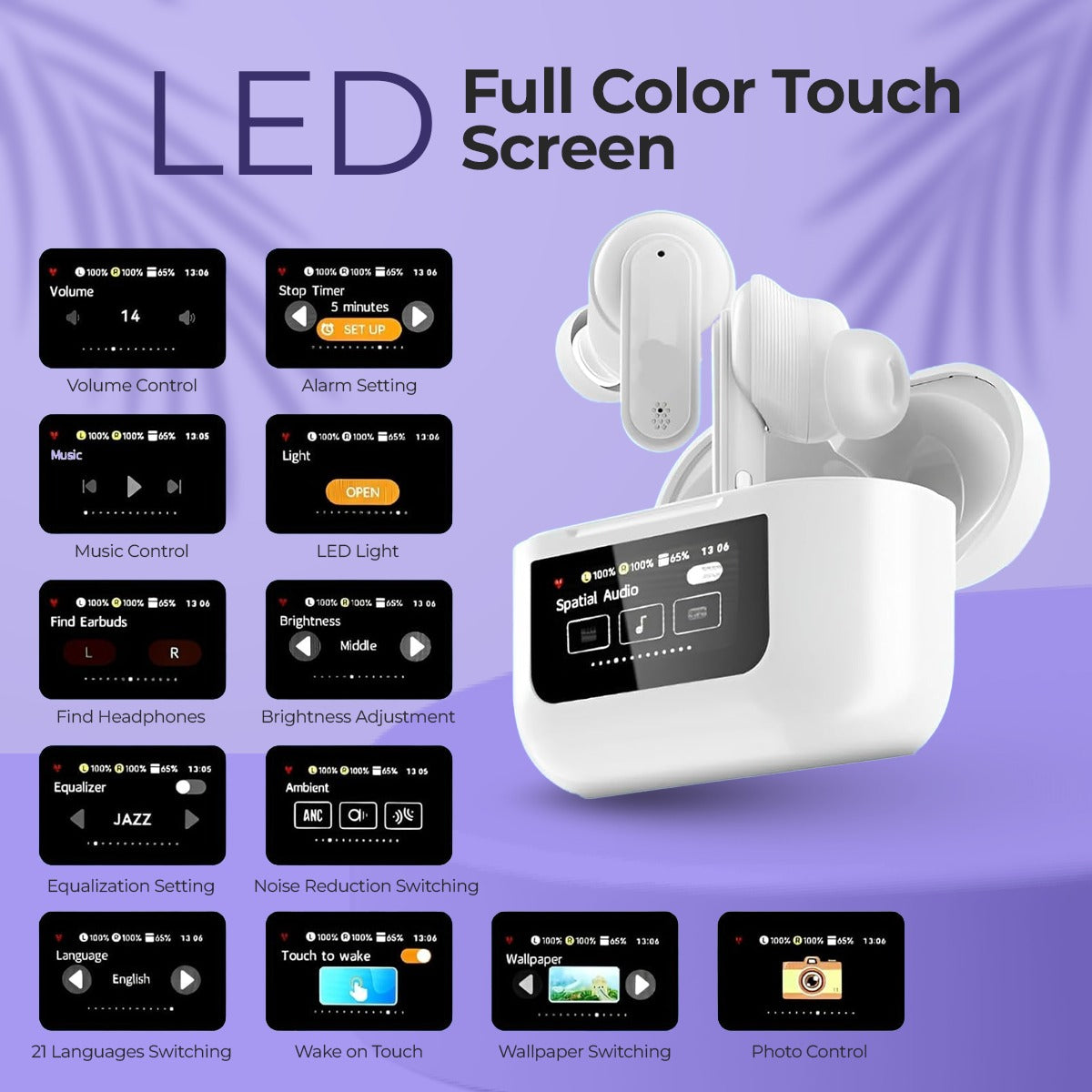 Benchmark Pod X2 TWS with Smart Display, ANC & ENC | Buy Now