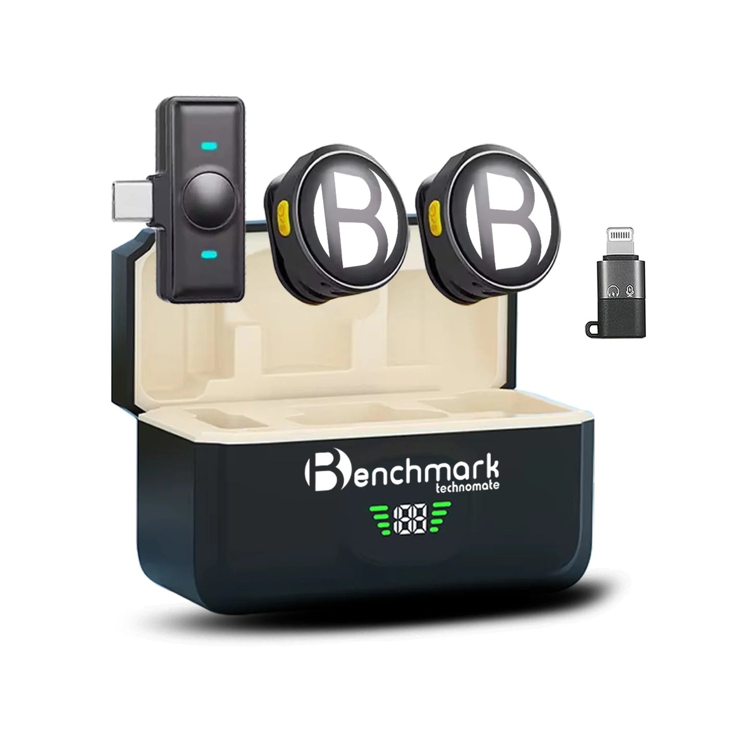 Benchmark VOX Air Go-II Premium Dual Wireless Microphone | Wireless Mic for Teachers