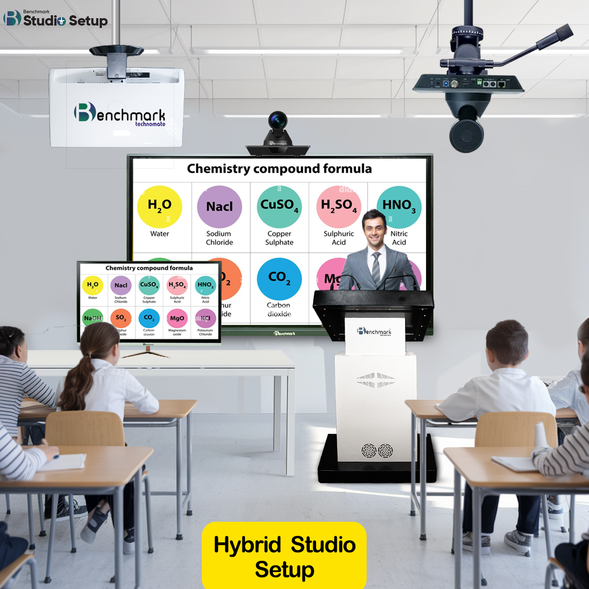 Hybrid Class Studio Setup: Bridging Learning and Technology