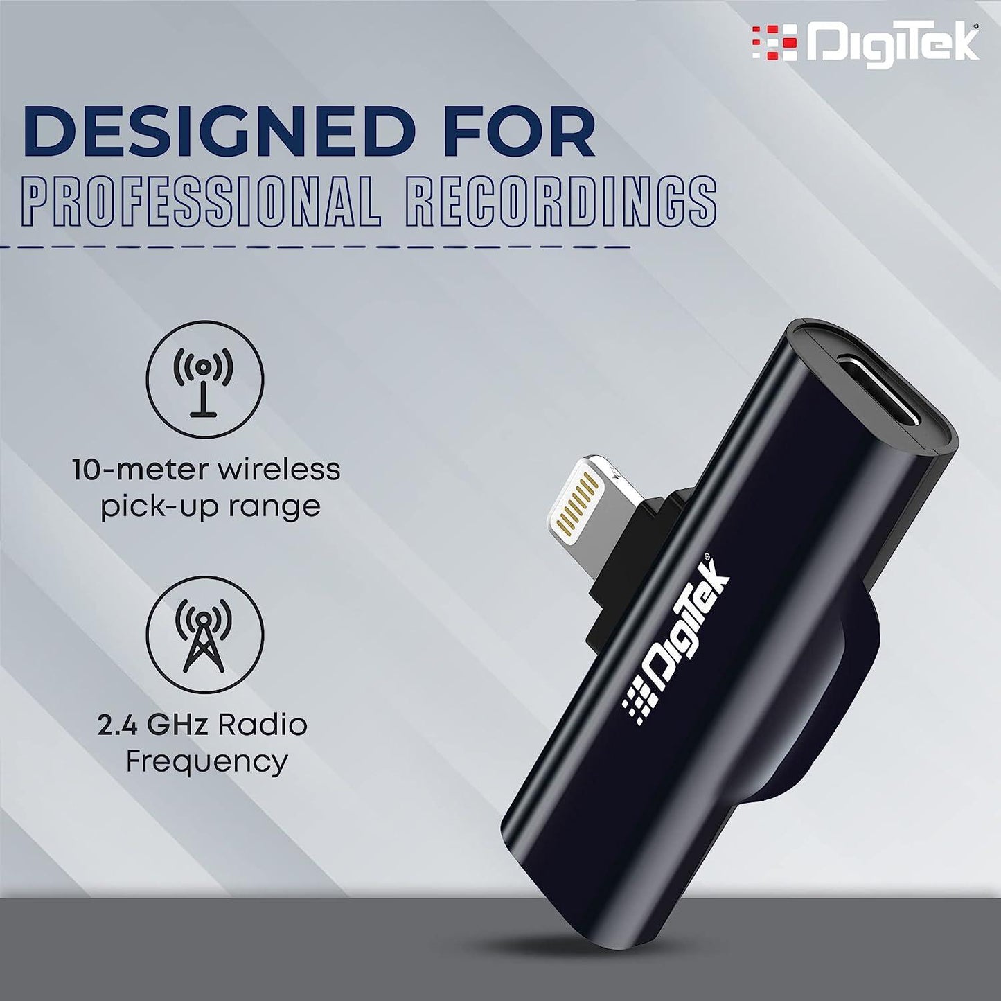 Digitek (DWM-002) Wireless Microphone & Receiver | Best Wireless Microphone