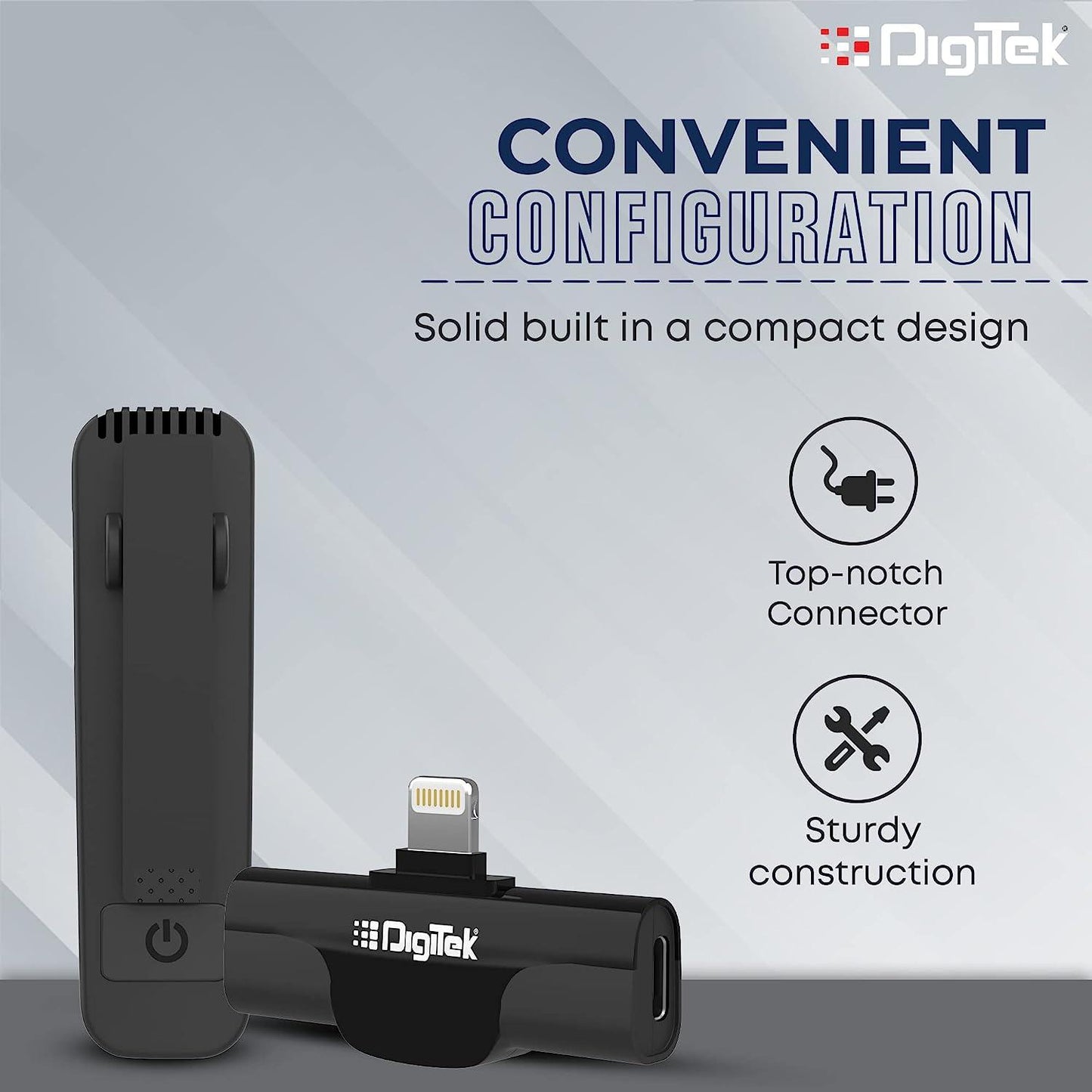 Digitek (DWM-002) Wireless Microphone & Receiver | Best Wireless Microphone