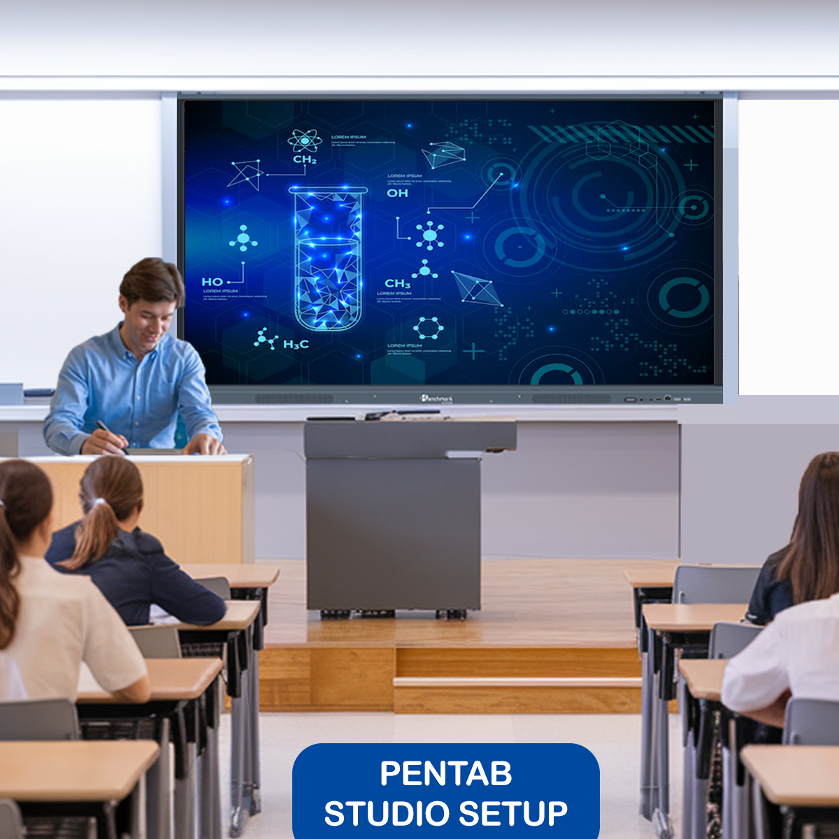 Pentab Studio Setup: Enhance Teaching and Creative Presentation