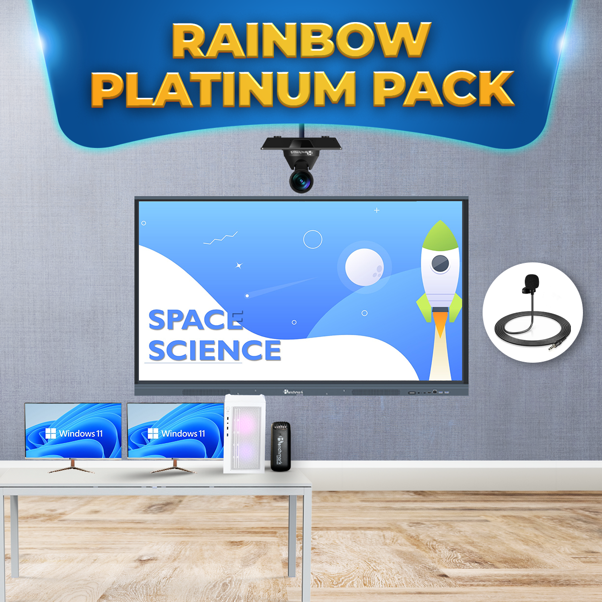 Benchmark Rainbow Platinum Pack | Studio Setup for Teachers | Studio Setup for Creators