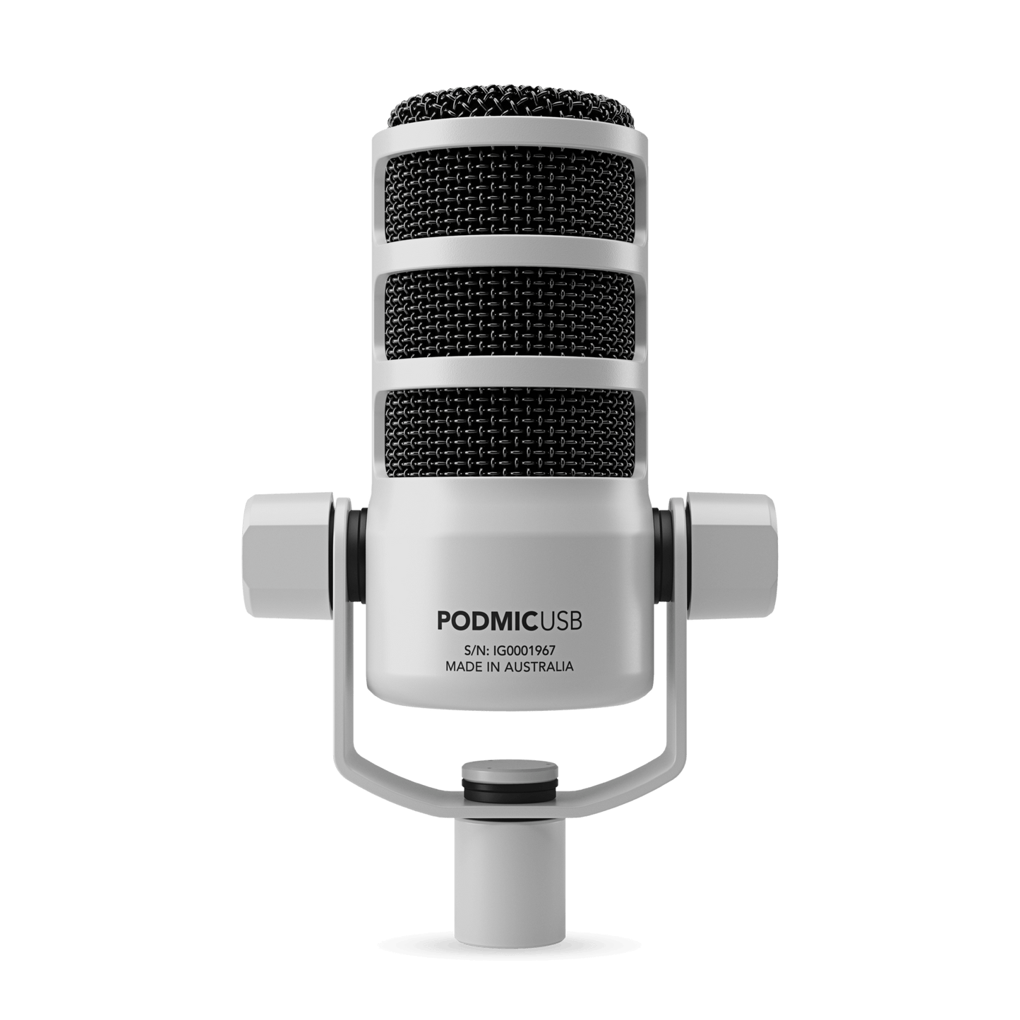 Rode Podmic Dynamic Unidirectional Podcasting Microphone (White)