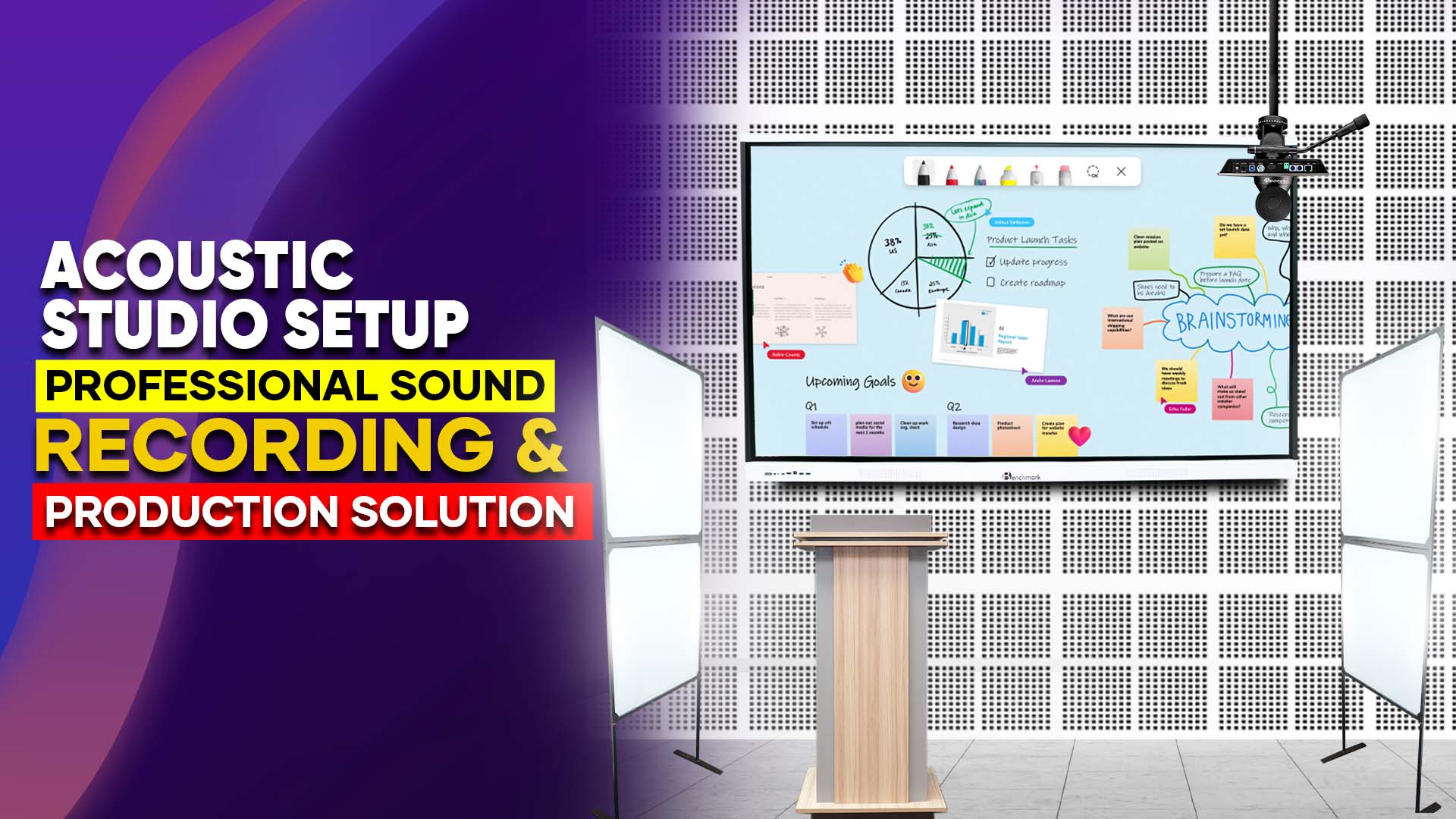 Acoustic Studio Setup: Professional Sound Recording & Production Solut ...