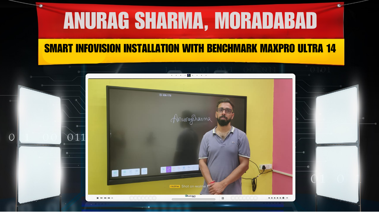Anurag Sharma, Moradabad – Smart Infovision Installation with Benchmark MaxPro Ultra 14
