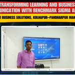 Transforming Learning and Business Communication with Benchmark Sigma AI-7 Pro at Yashniti Business Solutions, Kolhapur–Pandharpur, Maharashtra