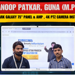 Anoop Patkar, Guna (M.P.) – Benchmark Galaxy 75" Panel &amp; 4K PTZ Camera Installation