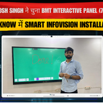 Lucknow में Smart Infovision Installation – Ashutosh Singh ने चुना BMT Interactive Panel (75-inch)