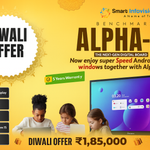 Benchmark Alpha-AI Digital Board: Diwali Offer by Smart Infovision