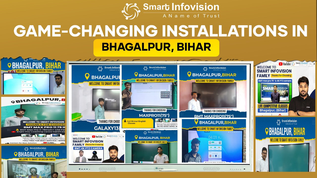 Digital Board Installed in Bhagalpur, Bihar | Interactive Flat Panel Provider
