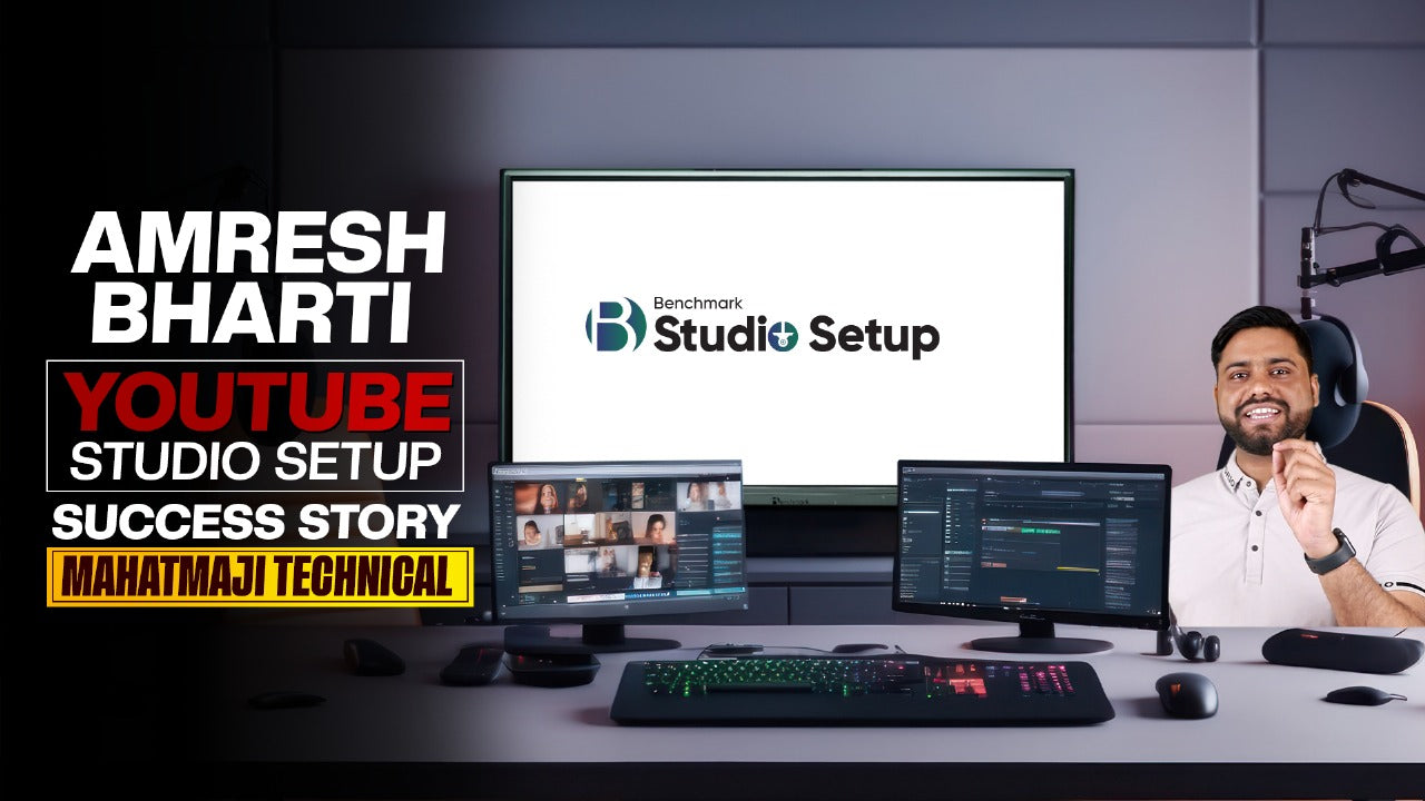 Amresh Bharti YouTube Studio Setup | Success Story | Mahatmaji Technical