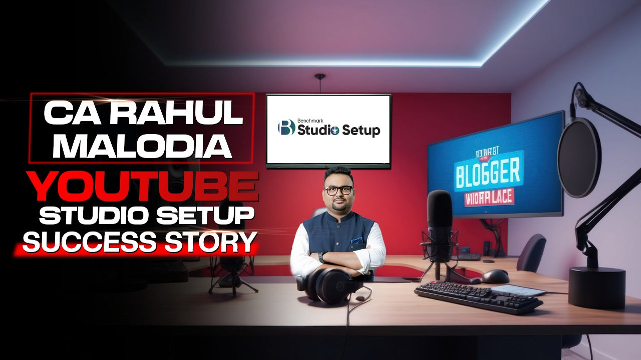 CA Rahul Malodia YouTube Studio Setup | Success Story
