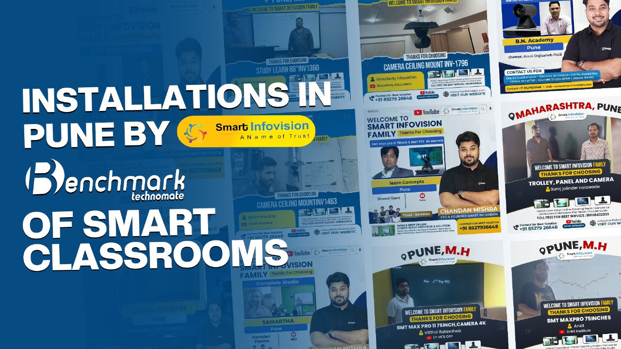 Installations in Pune By Smart Infovision | Benchmark of Smart Classrooms