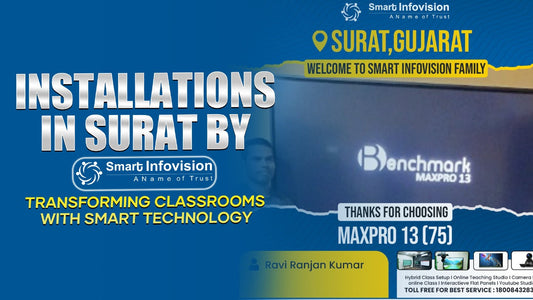 Installations in Surat by Smart Infovision | Transforming Classrooms with Smart Technology