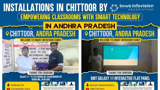 Installations in Chittoor by Smart Infovision | Empowering Classrooms with Smart Technology in Andhra Pradesh