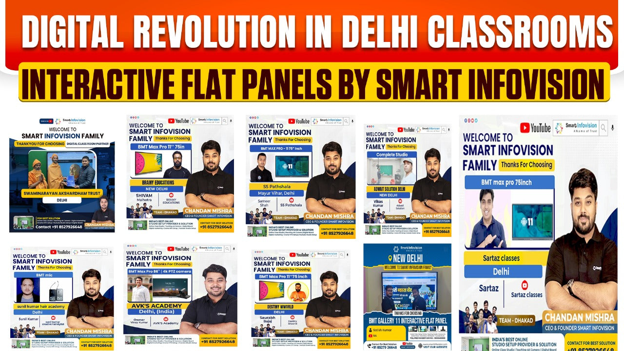 क्यों Smart Infovision बन गया Central Delhi ka trusted partner? | Digital Board Installation in Delhi