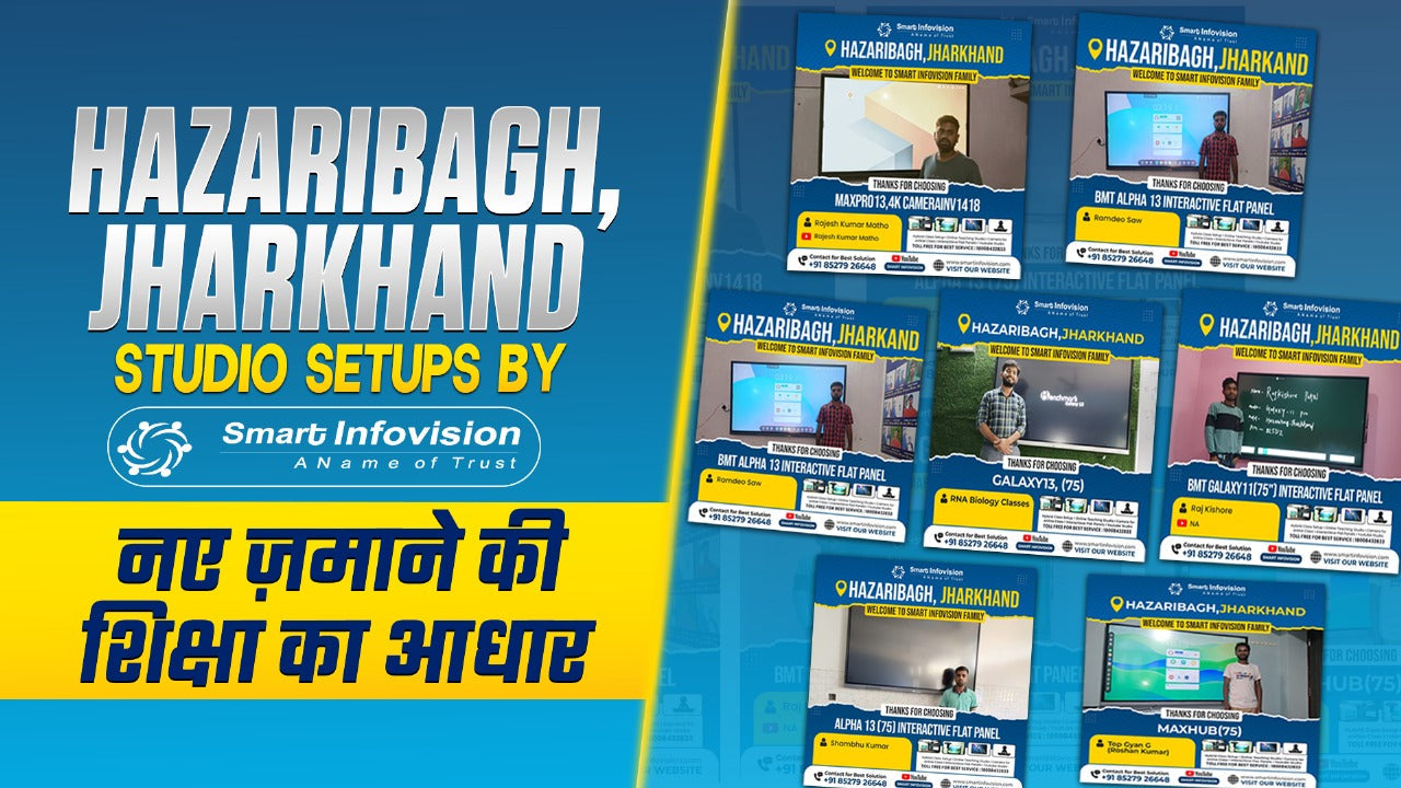 Hazaribagh, Jharkhand Studio Setups by Smart Infovision – नए ज़माने की शिक्षा का आधार