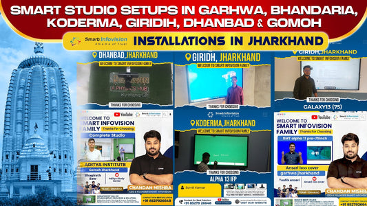 Smart Studio Setups in Garhwa, Bhandaria, Koderma, Giridih, Dhanbad & Gomoh | Smart Infovision Installations in Jharkhand