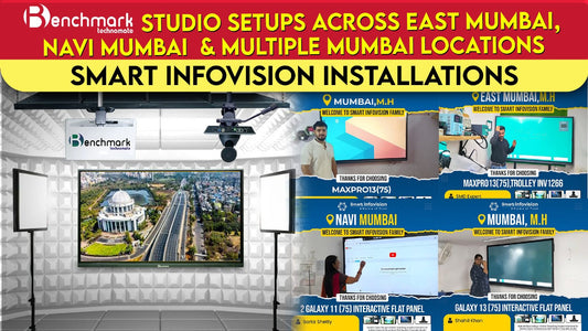 Benchmark Studio Setups Across East Mumbai, Navi Mumbai & Multiple Mumbai Locations | Smart Infovision Installations