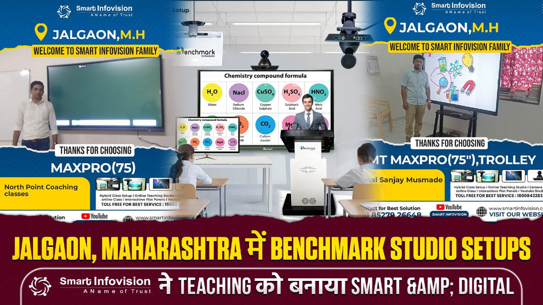 Jalgaon, Maharashtra में Benchmark Studio Setups | Smart Infovision ने Teaching को बनाया Smart &amp; Digital