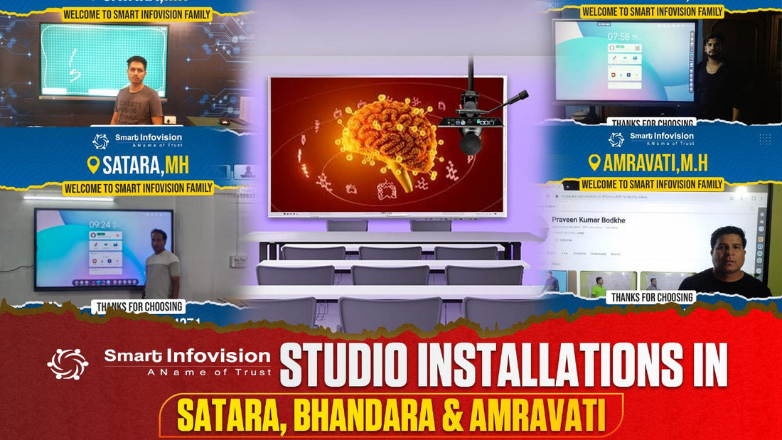 Smart Infovision Studio Installations in Satara, Bhandara & Amravati