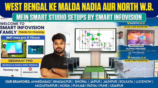 West Bengal ke Malda, Nadia aur North W.B. mein Smart Studio Setups by Smart Infovision