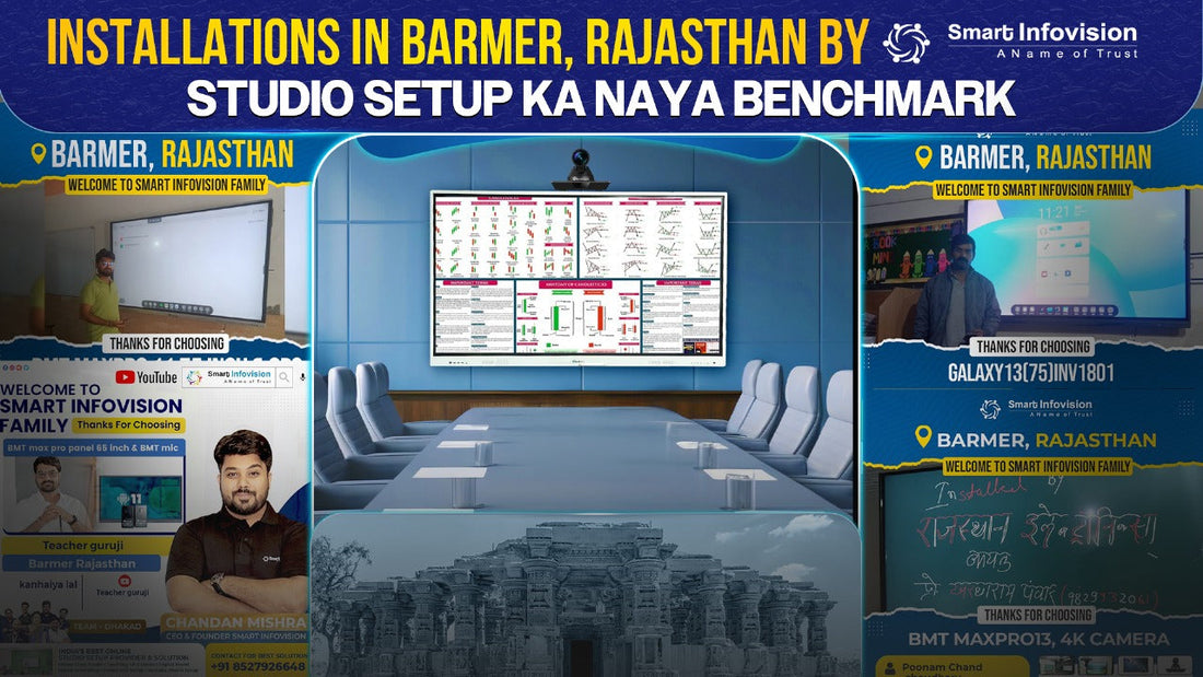 Installations in Barmer, Rajasthan by Smart Infovision: Studio Setup Ka Naya Benchmark
