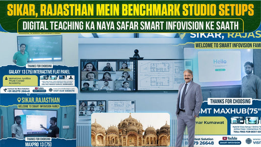 Sikar, Rajasthan Mein Benchmark Studio Setups – Digital Teaching Ka Naya Safar Smart Infovision Ke Saath